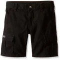 Wrangler Big Boys' Classic Cargo Shorts, Black, 12