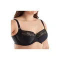 Sculptresse by Panache Womens Women's Plus-Size Chi Chi Full Cup Full_Coverage Patterned Bra - Black -