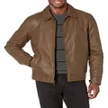 Tommy Hilfiger Men's Classic Faux Leather Jacket, Earth, XX-Large