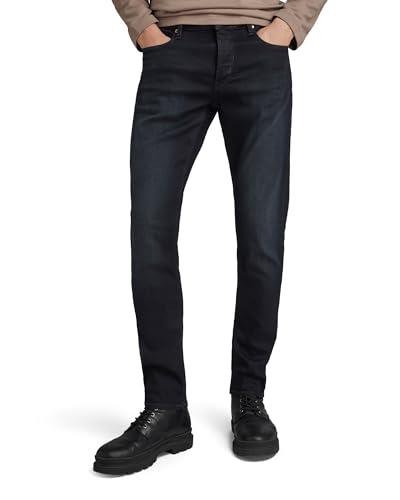 G-STAR RAW Men's 3301 Slim Slim Jeans, Blue (Vintage Medium Aged 8968-2965), W28/L34 (Manufacturer Size: 28W / 34L)