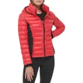 Calvin Klein Women's Water Resistant Casual Lightweight Scuba Side Panels Jacket, Mandarin Red, X-Small