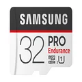 Samsung PRO Endurance 32GB 100MB/s (U1) MicroSDXC Memory Card with Adapter (MB-MJ32GA/AM), Black/White