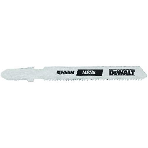 DEWALT DW3778-5 3-Inch 32 TPI Sheet Metal Cut Cobalt Alloy Steel T-Shank Jig Saw Blade (5-Pack)