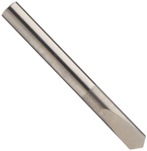 Chicago Latrobe - 78484 780 Solid Carbide Spade Drill Bit, Uncoated (Bright) Finish, Round Shank, 118 Degree Conventional Point, 1/8" Size
