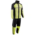 Milwaukee Performance Men's Water Resistant Rain Suit with Reflective Tape X-Large Neon Green