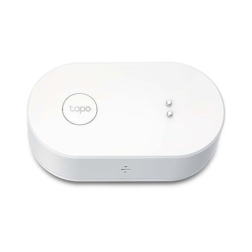 TP-Link Tapo Smart Water Leak Sensor, Real-Time & Accurate, 90 dB Dripping & Leaking Alarm, IP66 Waterproof Rating, Dual Induction, Hub Required (Tapo T300)
