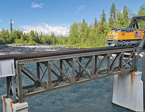 Walthers Trainline 109' Single-Track Pratt Deck Truss Railroad Bridge - Kit Train Collectable Train