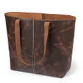Londo Eiken Genuine Leather Tote Bag (Brown)