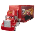 Disney Pixar Cars Transforming Mack - Transporter Truck Folds Out Into Tune-Up Station Playset - Multiple Play Areas - Moving Parts -for Kids 4+ - HDC75