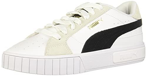 PUMA Cali Star Women's Sneakers in White/Black, Size 8, White/Black