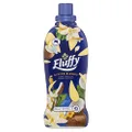 Fluffy Concentrate Liquid Fabric Softener Conditioner, 900mL, 45 Washes, Coconut & Vanilla, Divine Blends