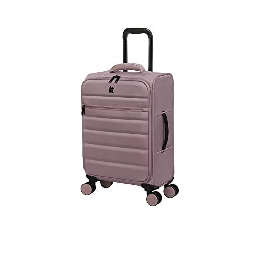 it luggage Census 22" Softside Carry-on 8 Wheel Spinner, Soft Pink, 21", It Luggage It Luggage Census 22" Softside Carry-on 8 Wheel Spinner