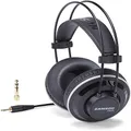 Samson SR990 Studio Headphones, Full Size,Black