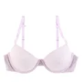 Undies.com Women's Oh Darling Demi Push-up Bra with Convertible Back, Light Orchid Heather, 36C