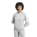 adidas Sportswear Essentials 3-Stripes Fleece Sweatshirt, Grey, XS