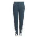 adidas Sportswear Future Icons 3-Stripes Ankle-Length Jogger Pants, Turquoise, 7-8 Years
