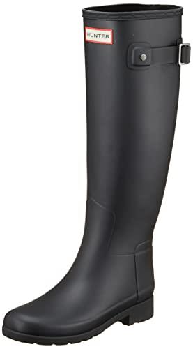 HUNTER Refined Tall Women's Wellington Boots, black, 38 EU