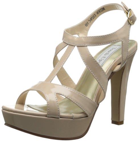 Touch Ups Women's Queenie Synthetic Platform Sandal,Nude Patent,8 M US