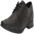 Calvin Klein Men's Brodie Oxford Shoe Boots, Black Saffiano 002, 8.5