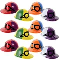 Beistle 12 Piece Assorted Color Novelty Plastic Jockey Helmets For Derby Day Theme Party Decorations