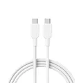 Anker USB C Cable, 310 USB C to USB C Cabl, (60W/3A) USB C Charger Cable Fast Charge for Samsung Galaxy S23, iPad Pro 2021, iPad Mini 6, iPad Air 4, MacBook Pro 2020, Switch (USB 2.0) (6ft, White)
