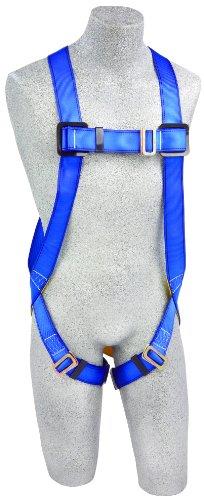 3M Protecta First AB17510-X-Large, 3-Point Adjustment Harness, with Back D-Ring, X-Large, 310 lb., Blue