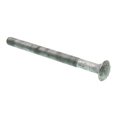 PRIME-LINE Carriage Bolt, 5/8 in-11 X 8 in, Galvanized Steel, Pack of 10, 9065338