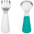 OXO TOT Fork and Spoon Set, Teal