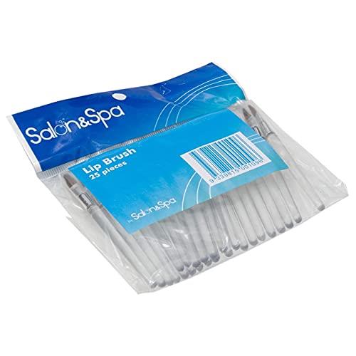 Salon & Spa Disposable Lip Brushes 25-Pieces, 25 count