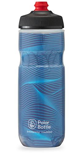 Polar Bottle Breakaway Insulated Water Bottle - BPA Free, Cycling & Sports Squeeze Bottle (Jersey Knit - Night Blue, 20 oz)
