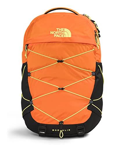 The North Face Unisex Adult's Borealis Backpack, Mandarin/TNF Black/Sunsprite, One Size