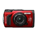 OM System Tough TG-7 Digital Camera - Red (Successor Olympus TG-6)