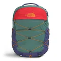 The North Face Unisex Adult's Borealis Backpack, Dark Sage/Fiery Red/Cave Blue, One Size