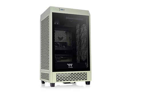 Thermaltake The Tower 200 Tempered Glass Mini Tower Case Matcha Green Edition, CA-1X9-00SEWN-00