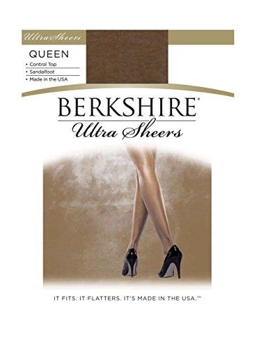 Berkshire womens Plus-size Queen Ultra Sheer Control Top Pantyhose 4411Pantyhose, Utopia, X-Large-XX-Large