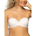 Lily of France Women's Gel Touch Strapless Push Up Bra 2111121, White, 36B