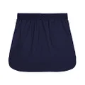Nautica Girls School Uniform Pull-on Scooter Skirt with Undershorts, Knit Waistband & Functional Pockets, Navy, 12 Plus