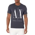 A｜X Armani Exchange Men's Icon Graphic T-Shirt, India Ink, Small