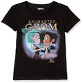 Disney Girl's Grom T-Shirt, Black, Large