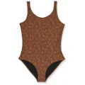 Rip Curl Girl's Sun Catcher One Piece Swimsuit, Brown, Age 8 Years