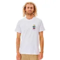 Rip Curl Men's Search Icon Tee, White, Large