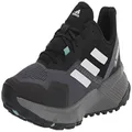 adidas Women's Terrex Soulstride Trail Running Shoes, Black/Crystal White/Mint Ton, 8.5