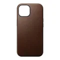Nomad Modern Ecco Leather Case for iPhone 15, Brown