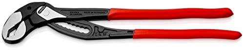 Knipex 88 01 400 Alligator XL Pipe Wrench and Water Pump Pliers Black atramentized with Non-Slip Plastic Coating, 400 mm
