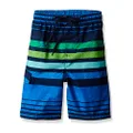Kanu Surf Boys' Echo Quick Dry UPF 50+ Beach Swim Trunk, Echo Blue, 8