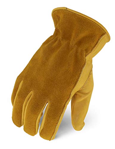 Ironclad Workhorse Leather Driver Glove, Large, Brown