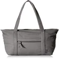 Verabradley Womens Small Vera Tote Bag, Cotton, Galaxy Gray - Recycled Cotton, One Size