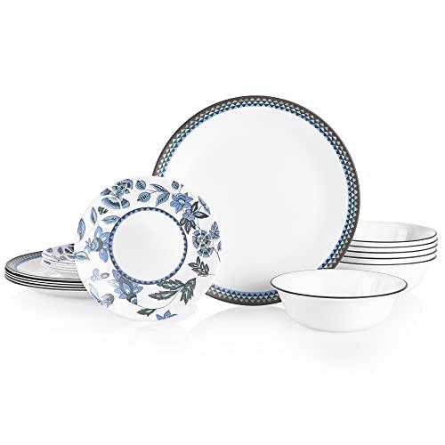 Corelle Veranda Dinnerware 18-Piece Set, White