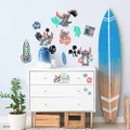 RoomMates RMK5367SCS Stitch Surf's Up Peel and Stick Wall Decals