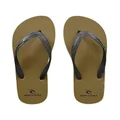 Rip Curl Brand Logo Bloom Open Toe, Olive, Size US 8